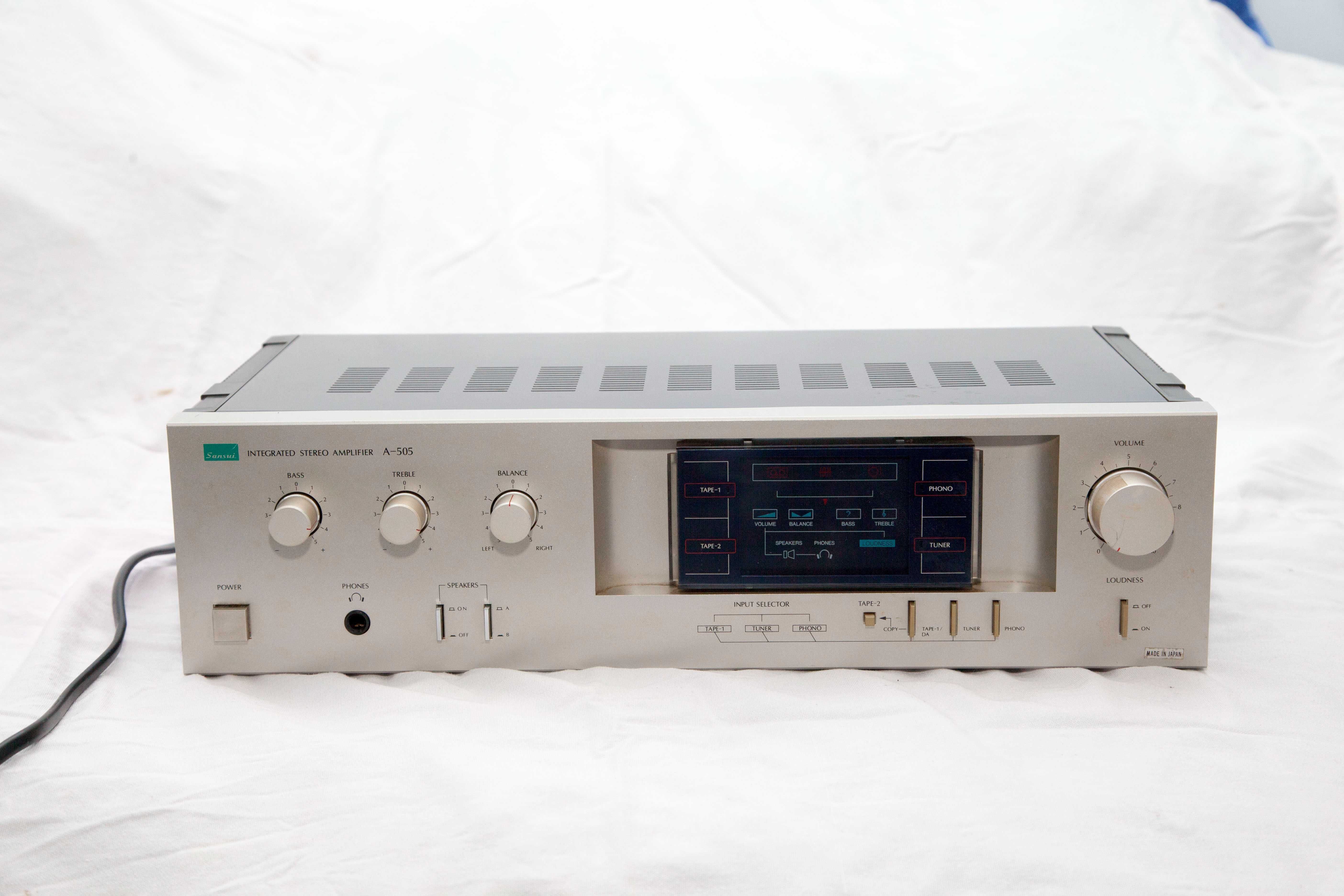 Amplificator stație stereo Sansui A 505 Made in Japan