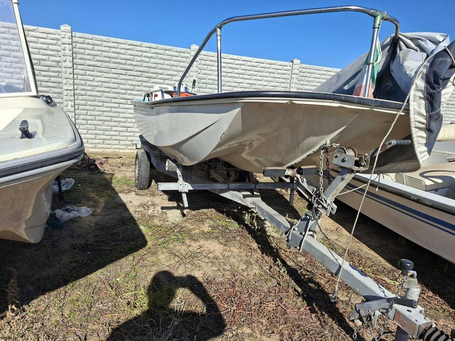 Boston Whaler cu motor Evinrude 20 cp si peridoc