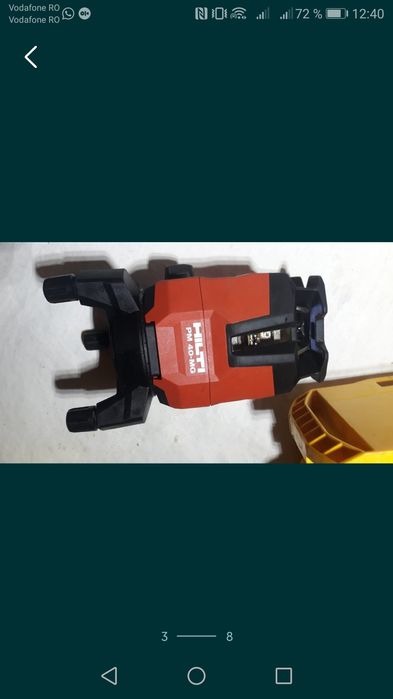 Laser Hilti pm 40 m verde