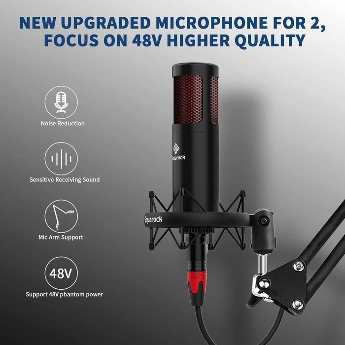 Podcast Equipment Bundle Audio Interface DJ Mixer All-In-One sigilat