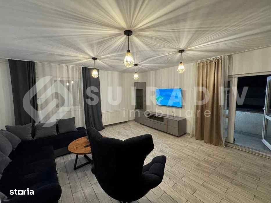 Apartament modern, 3 camere, complet utilat – zona VIVO Mall