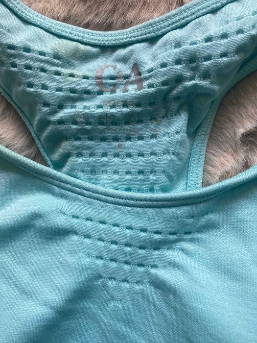 Bustiera sport C&A, nou, S/36, turcoaz, nou