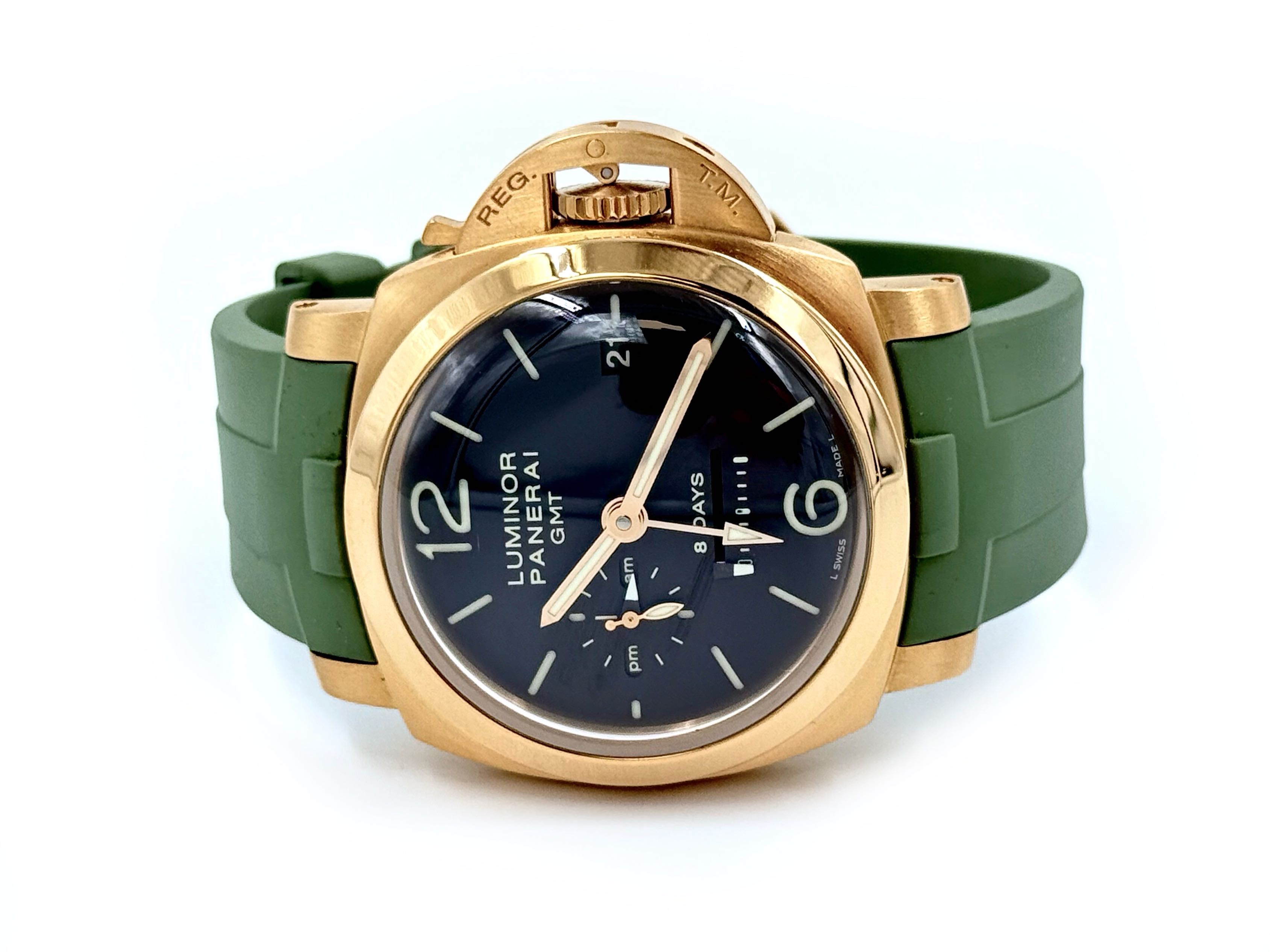 Panerai Luminor 1950 8 Days GMT Gold
