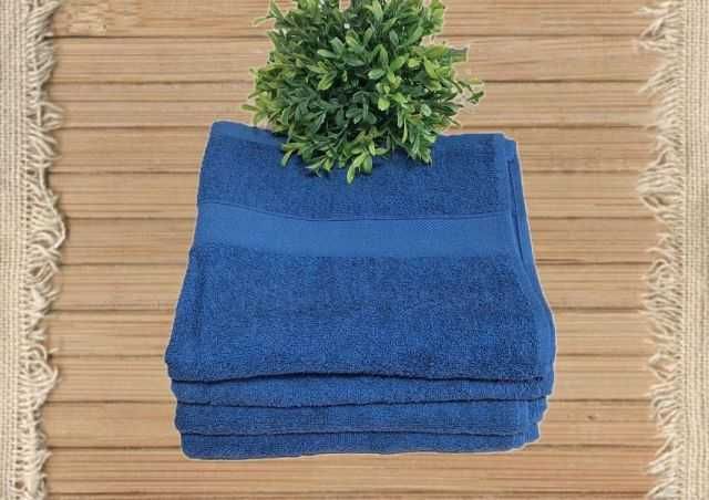 Set 4 prosoape de baie, Bumbac, Bleumarin