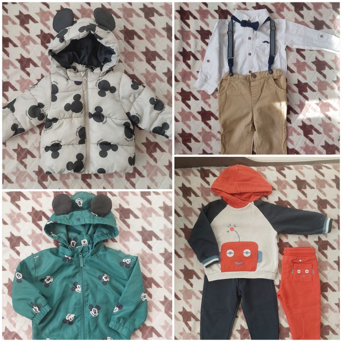 Бебешки дрешки за момче от 50 до 86 размер