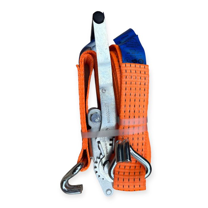 Chinga ancorare marfa 12m, Maner Ergo, 5 Tone, Latime 50mm, Portocaliu