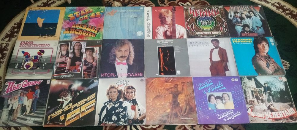 виниловые пластинки мировые