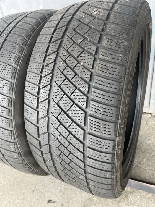 2 бр. зимни гуми 255/40/18 Continental 5/6 mm DOT 4214