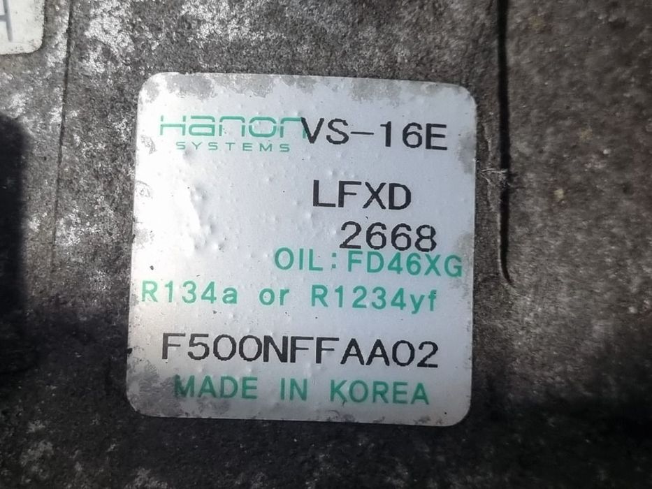 Compresor clima Kia Sportage IV 1.6 Benzina 2016 - 2018 G4FD (1355) F500NFFAA02