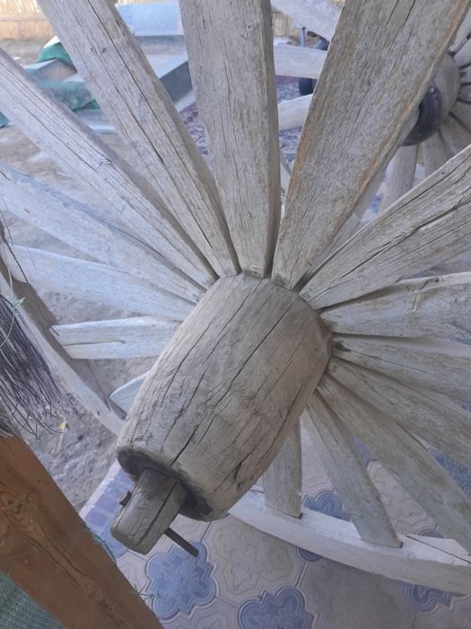 Старинный колесо от арава