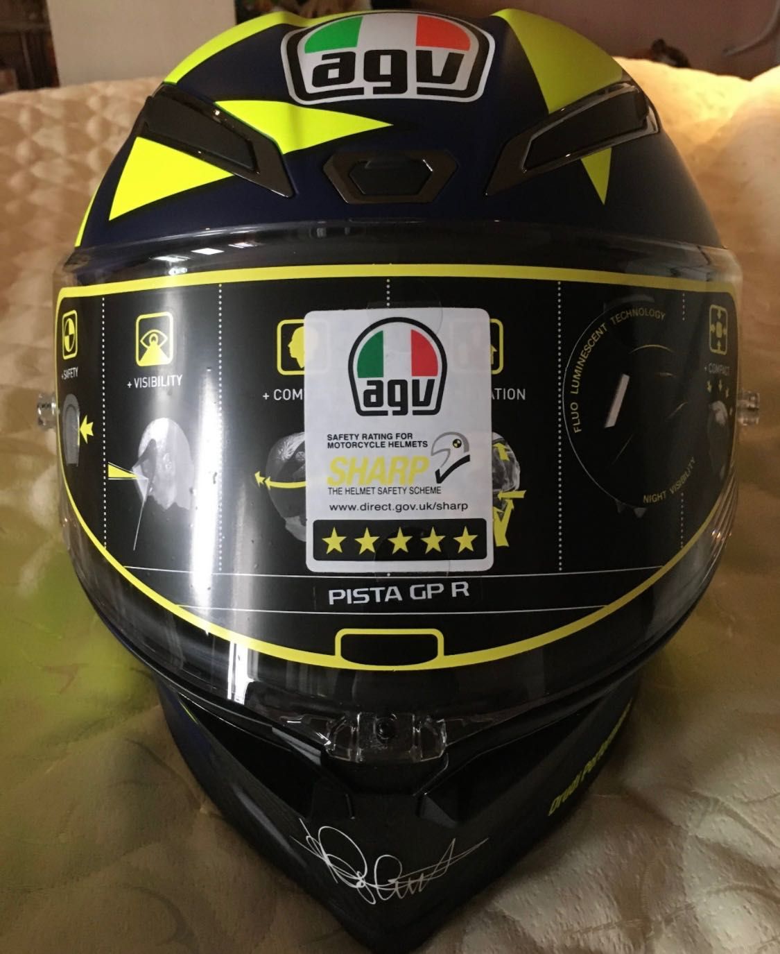 Каска AGV PISTA GP-R Soleluna Valentino Rossi