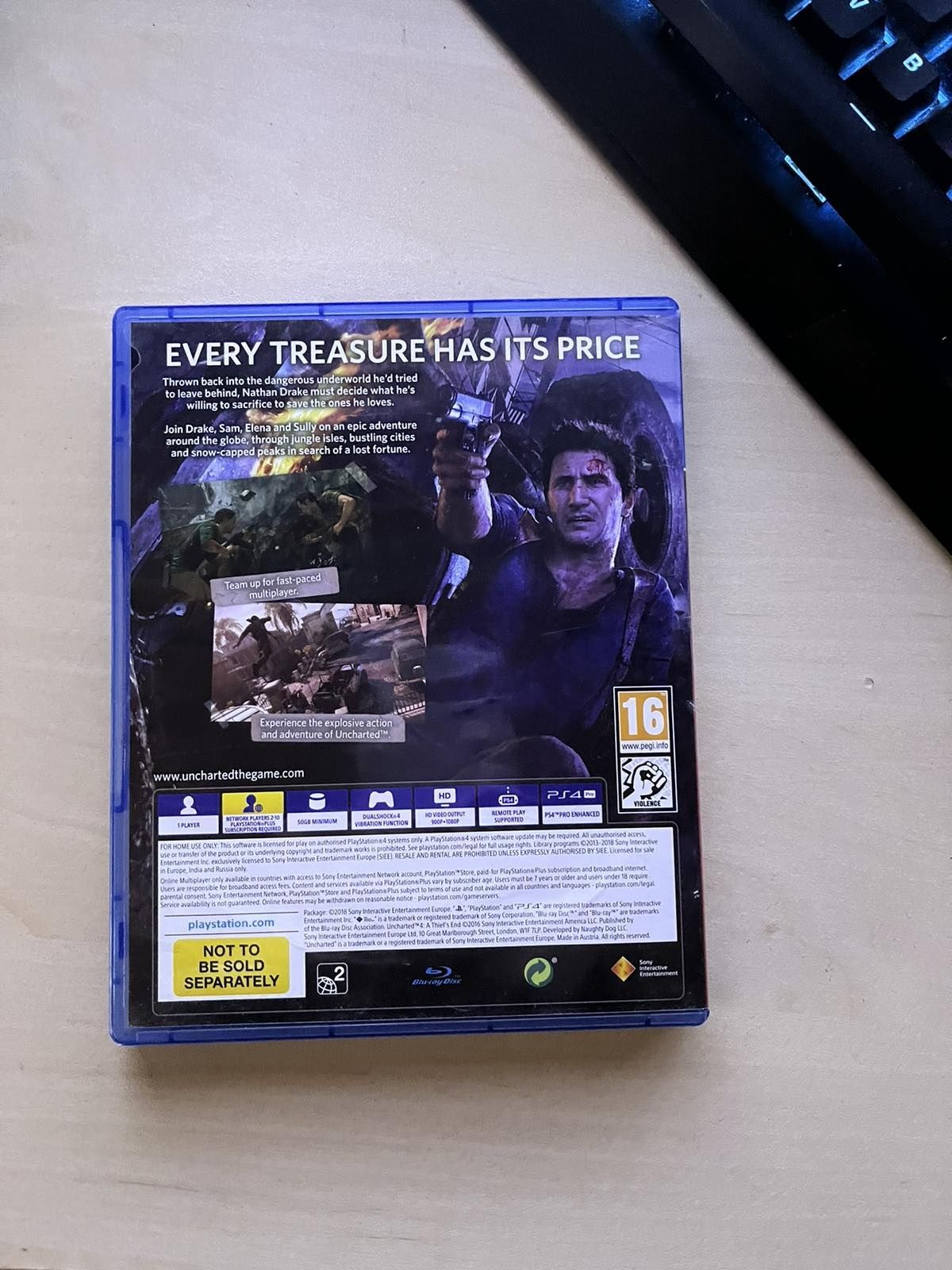Uncharted 4: A Thief's End (Ps4)