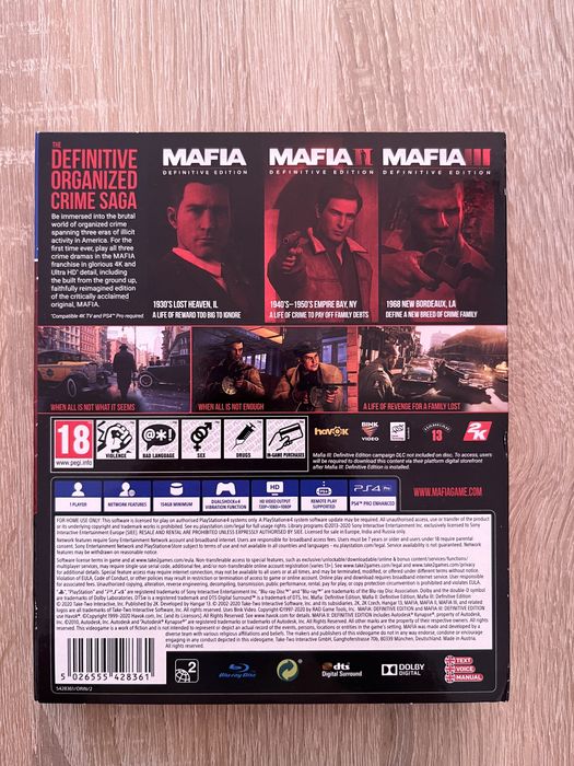 Mafia Trilogy Playstation