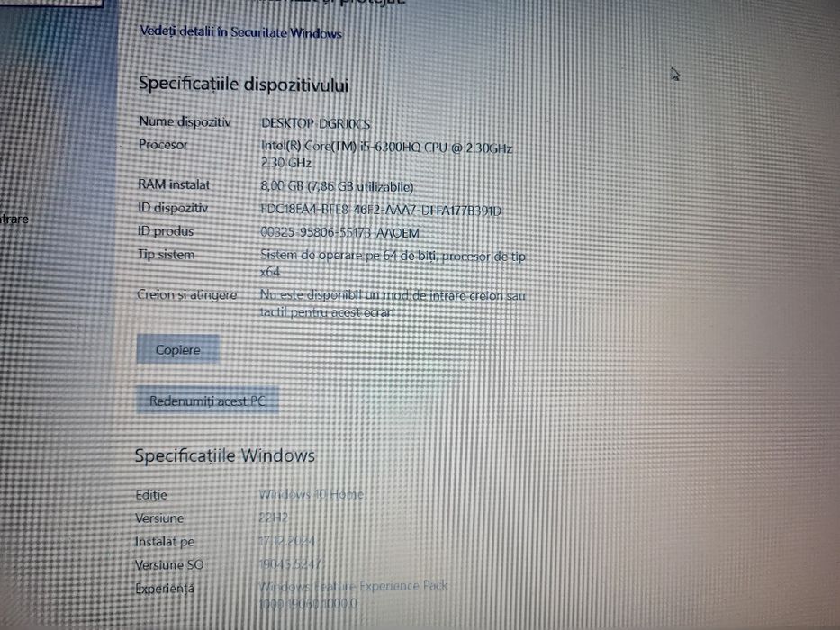 Laptop gaming i5-6300 ,gtx 950m 2GB,ssd 128gb