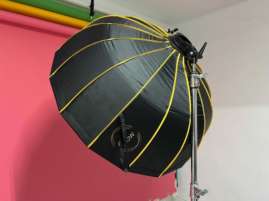 3 Softboxuri / Beauty Dish Glow EZ Lock cu montura Bowens