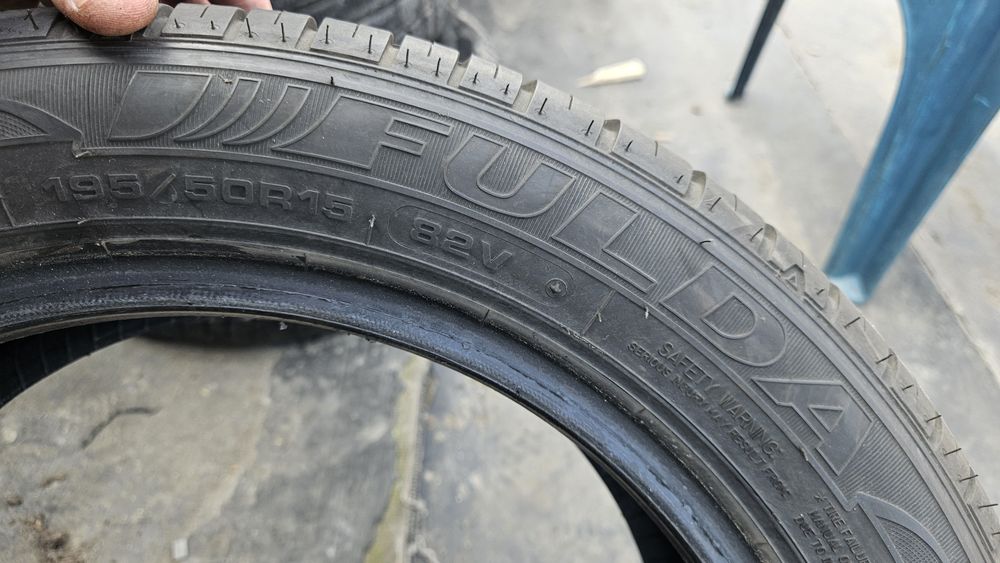 2бр гуми 195 50 15 фулда