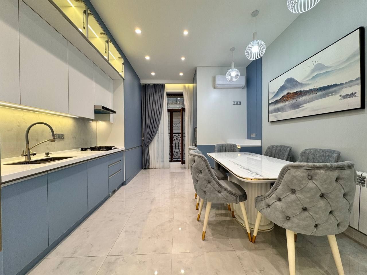 Сдам светлую 3к в Gardens Tashkent City | Вид на двор | Готовый заезд