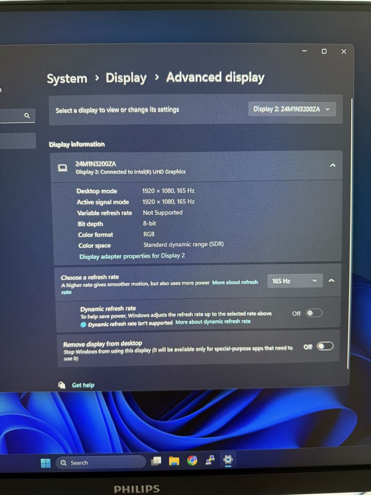 Monitor gaming LED IPS Philips Evnia 23.8” FHD 165Hz GARANTIE