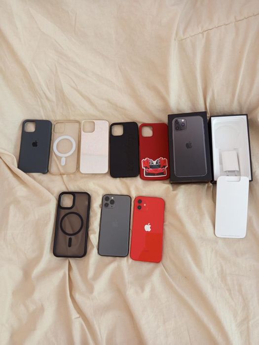 Iphone 12 red 64gb 81% iphone 11pro 256gb 81%