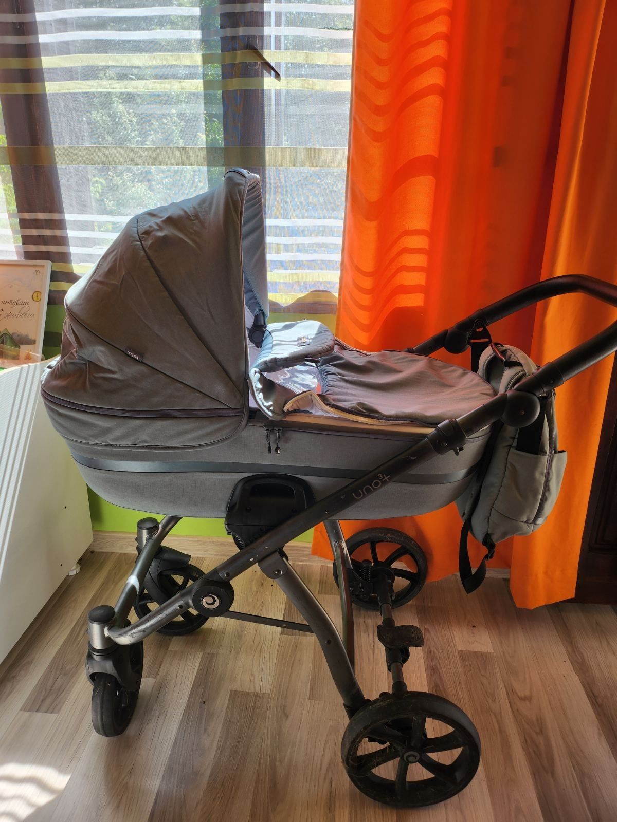 Бебешка количка Tutis uno 3+ , 2в1 , menta