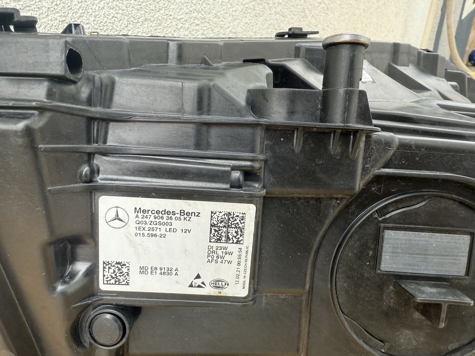 Far dreapta Mercedes GLa W247 LED High Performance Original Europa