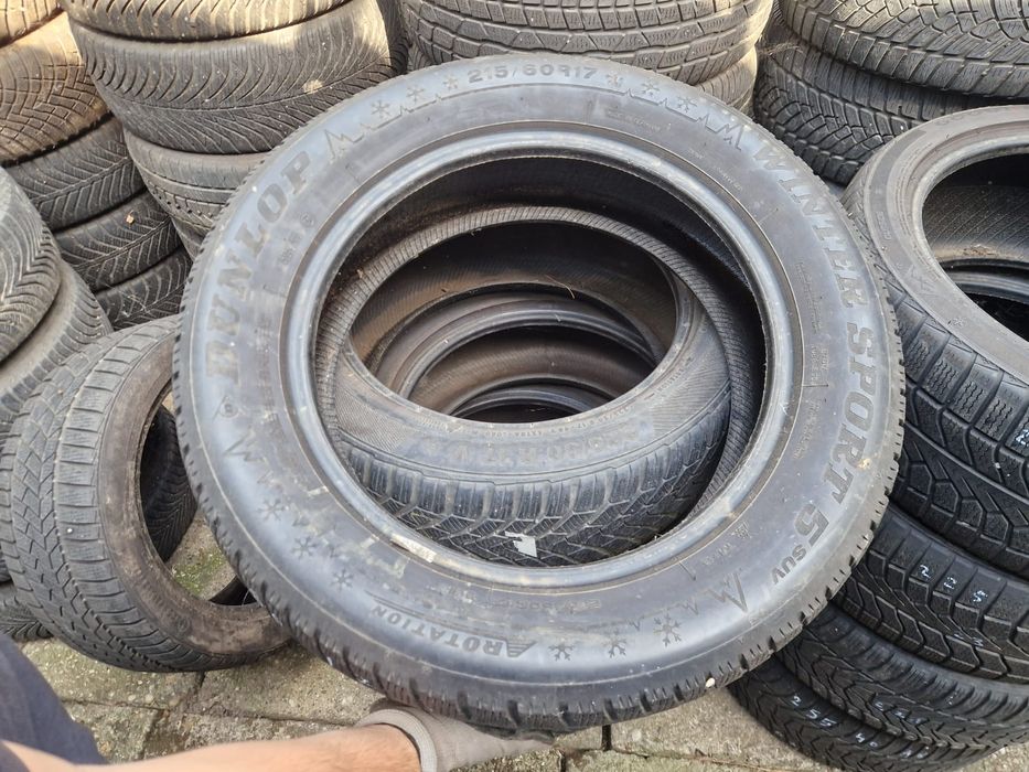 set cauciucuri; 215 60 17 de iarnă,m+s