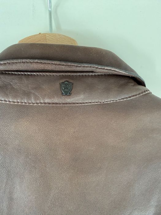 Мъжко кожено яке Massimo Dutti XXL