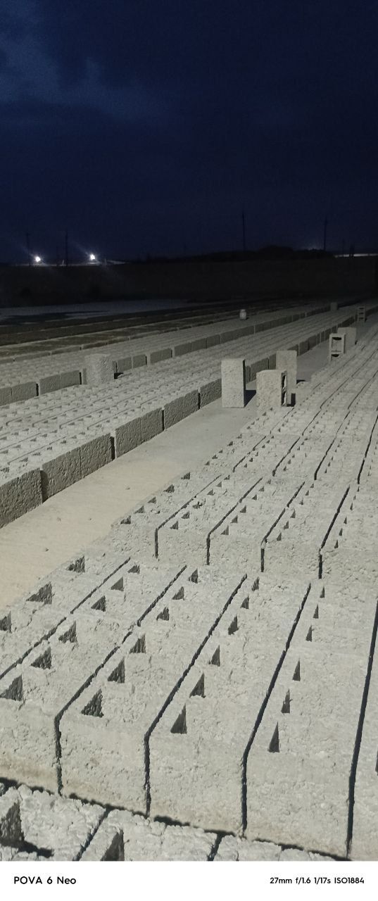 Shlaka blok bor jomboyda razmeri 16.5 36.5 dastavka xizmat bor Narxi 2