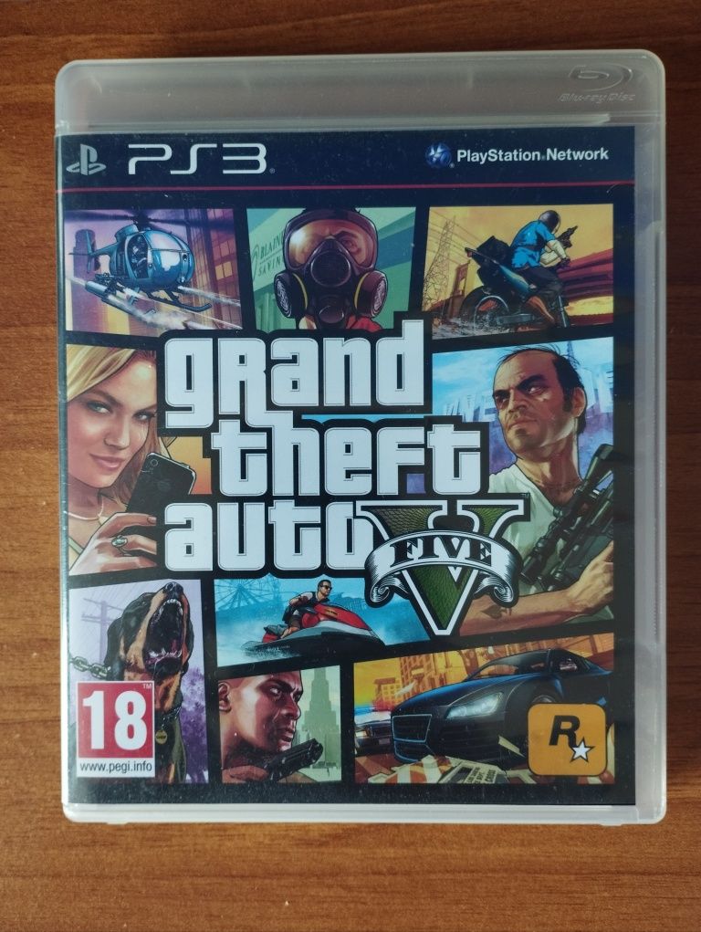 GTA 5 PS3 cu hartă, ambalaj original