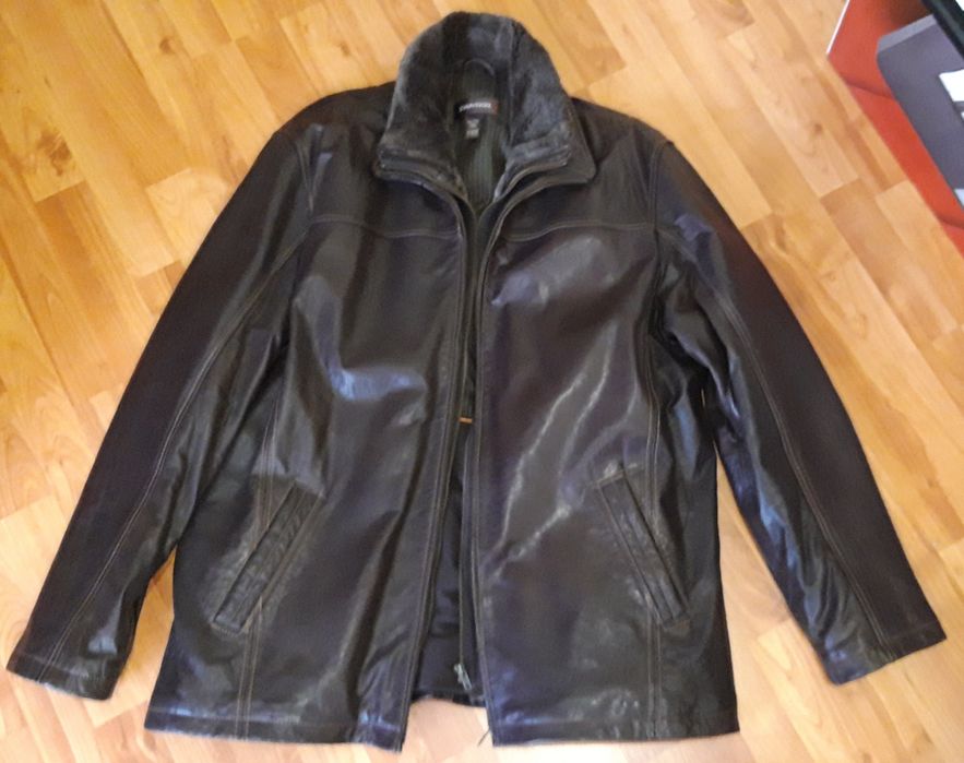 Parka din piele cu captuseala detasabila