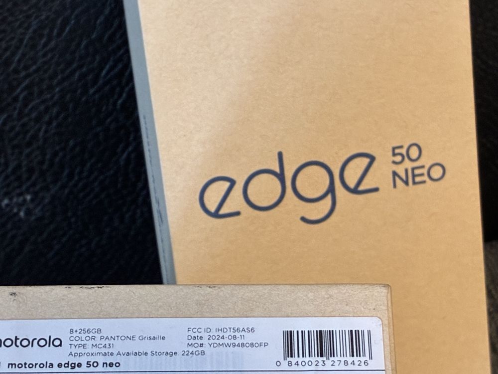 ^^^КАТО НОВ 512GB Motorola Edge 50 NEO Yettel Гаранция 2027 Grasaille