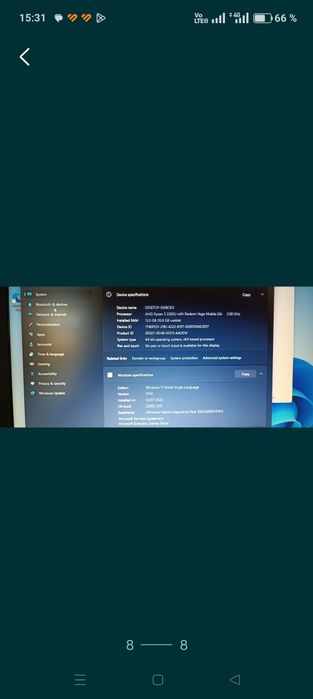 Acer Aspire A315-41 / AMD Ryzen 5 / 12 GB RAM / ssd + hdd /