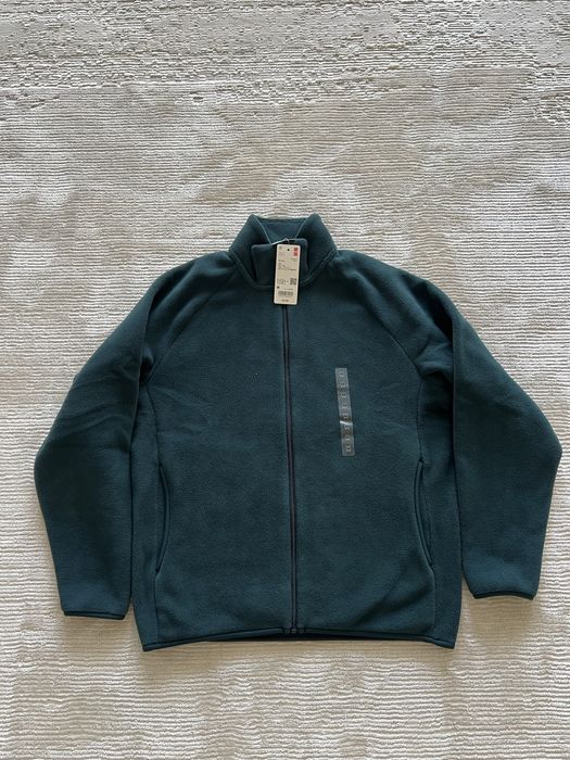UNIQLO Fleece Jacket (55 Green) • Флисовая куртка • Новая с бирками