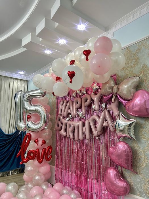 Шары Астана 430тг/Гелиевые шары/Шары на выписку! 24/7!