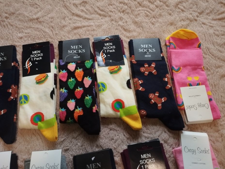 Лот от 15 бр. нови чорапи мъжки