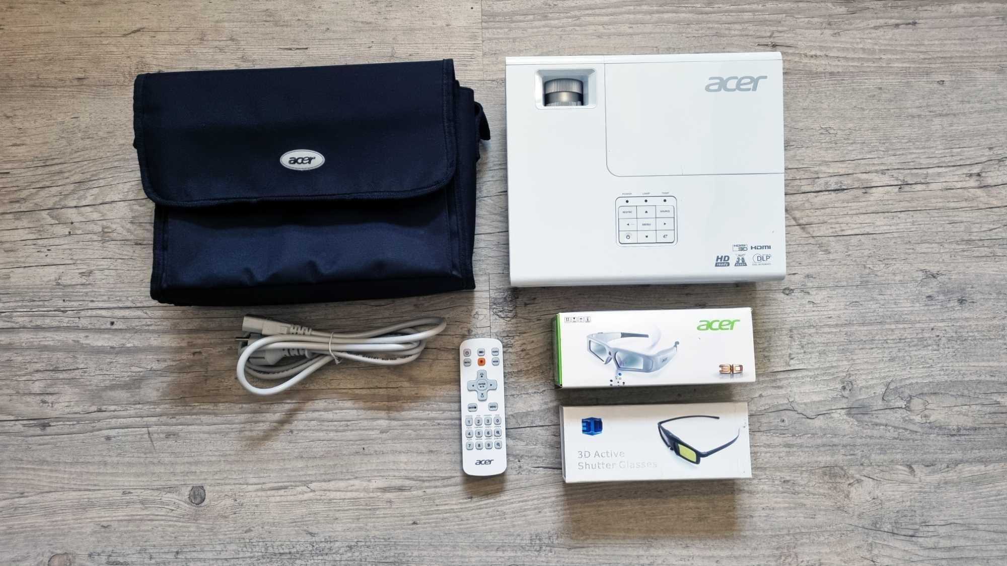 Videoproiector Acer P1340W 3D 1080p Contrast 10000:1/2700Lumeni+ Cadou