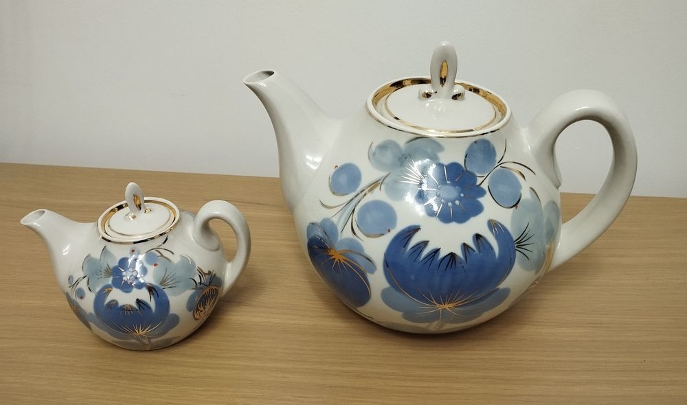 Набор чайников, Городницкий фарфоровый завод ,Раритет СССР, новый