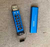 Memorie USB Kingston 2000 256bit AES Hardware Encrypted 16 GB USB 3.0