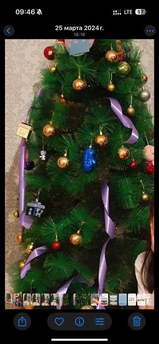 Елка новогодняя в отличном состоянии