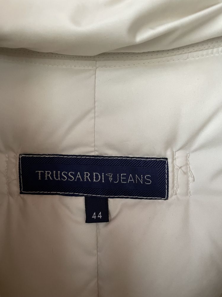 Дамско палто Trussardi Jeans бяло