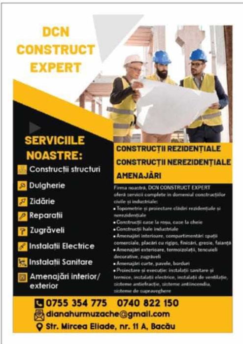 Servicii de construcții