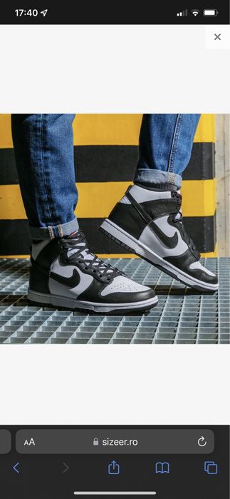 Nike dunk high  NBY Lea  nr. 42