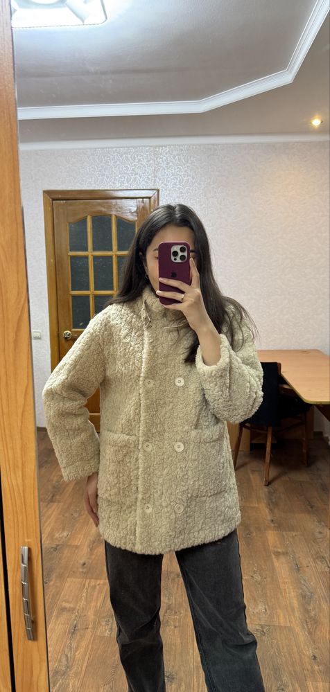 Продам эко шубку тедди