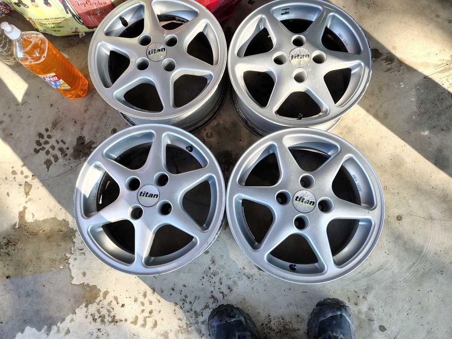4бр.АЛУМИНИЕВИ джанти 14ки TITAN 4x108 6J ET20 за ПЕЖО,СИТРОЕН