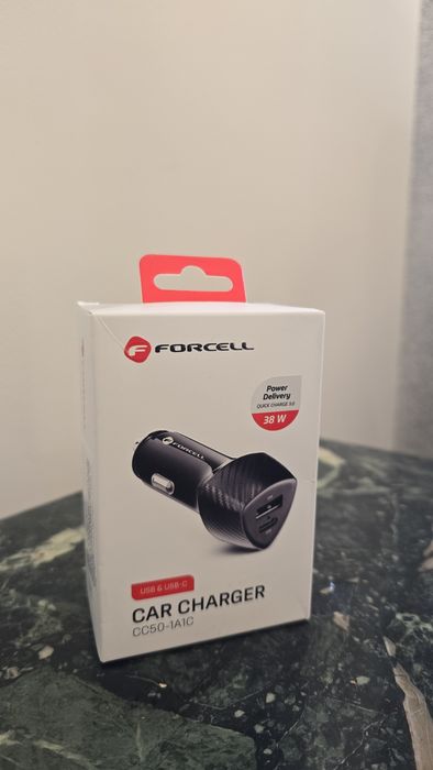 Incarcator auto rapid 38W + cablu usb tip C cc