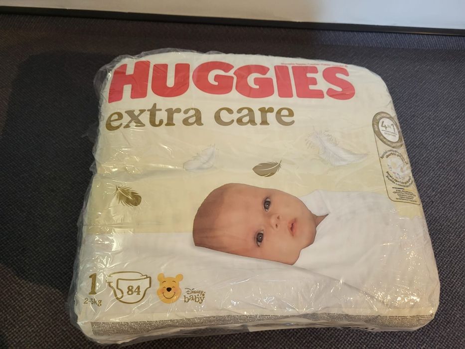Scutece Huggies Extra Care nr 1, 84 buc