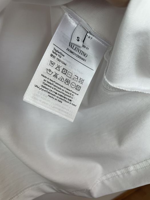 Tricou alb VALENTINO