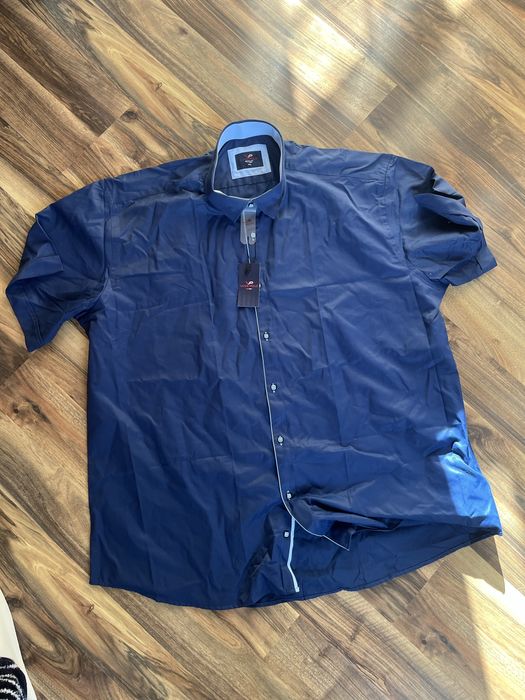 синя мъжка риза