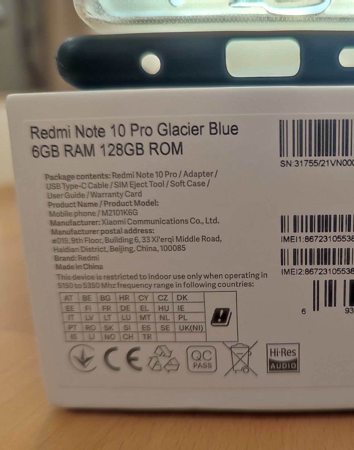 Xiaomi redmi note 10 pro 128gb - full box