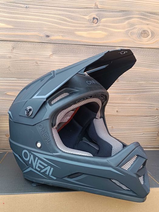 Casti fullface second hand bicicleta Oneal BackFlip, Sonus Solid negru